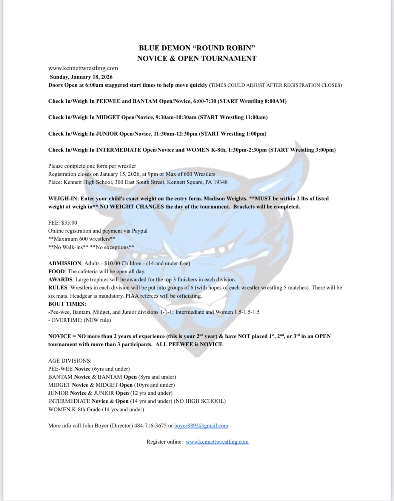 Battle for the Belt Flyer